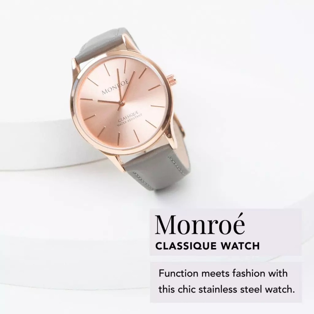 Monroé Classique Watch in Sunburst Solérose